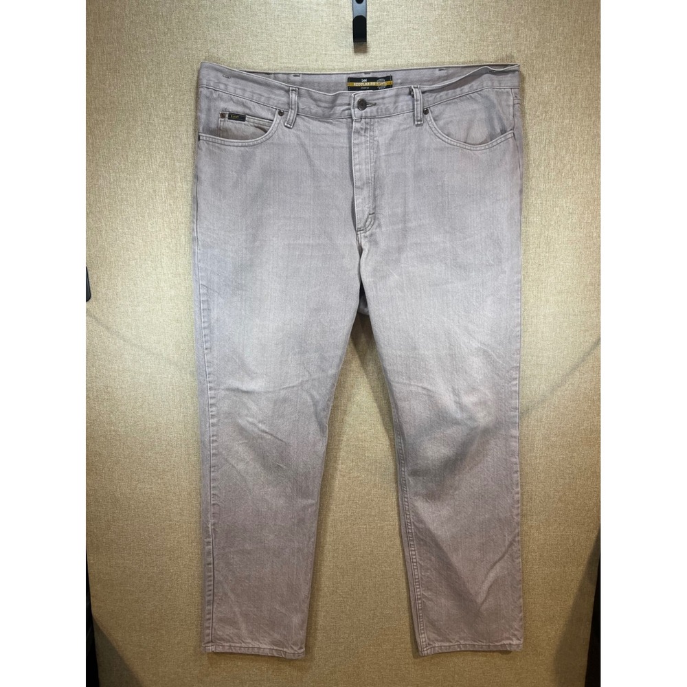 Lee Regular Fit Straight Leg Gray Jeans Mens 42x34 2008969 JIM-M856-010